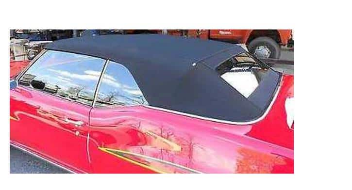 Convertible Top: 68-72 Chevelle/ GTO A body w/ Glass rear